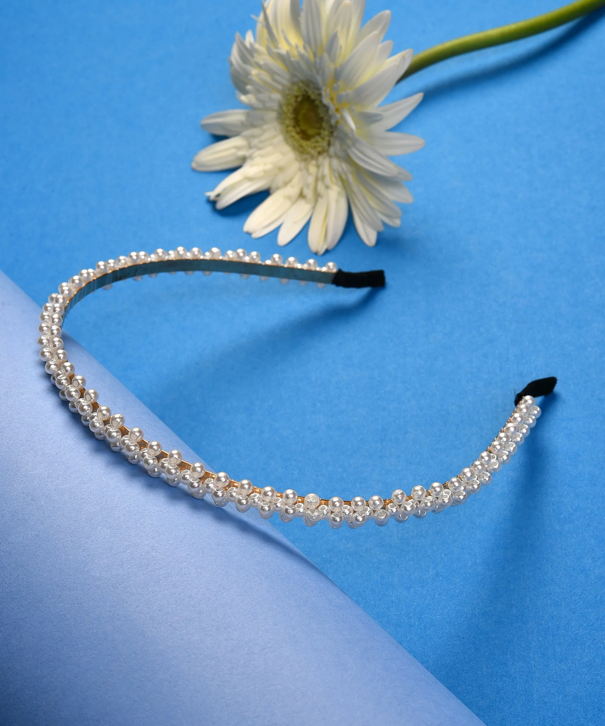 Pearl Beaded Hair Band