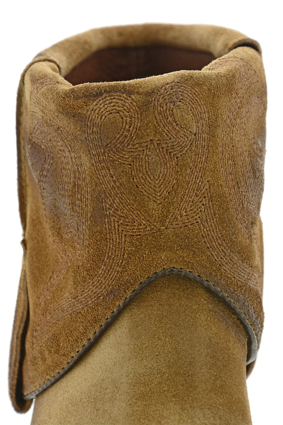 PENY Camel Cowboy Ankle Boots