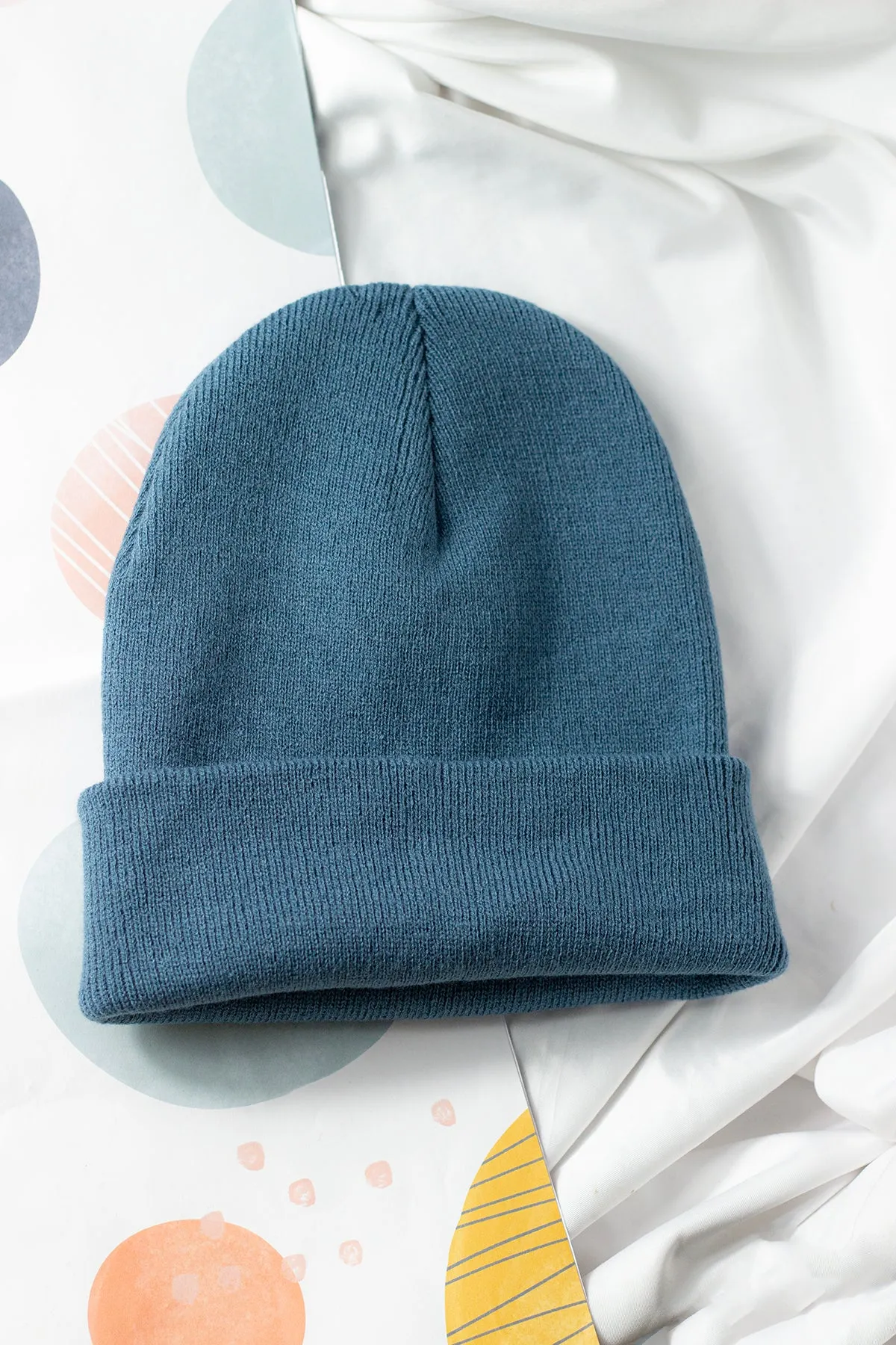 Petrol Blue Beanie Hat