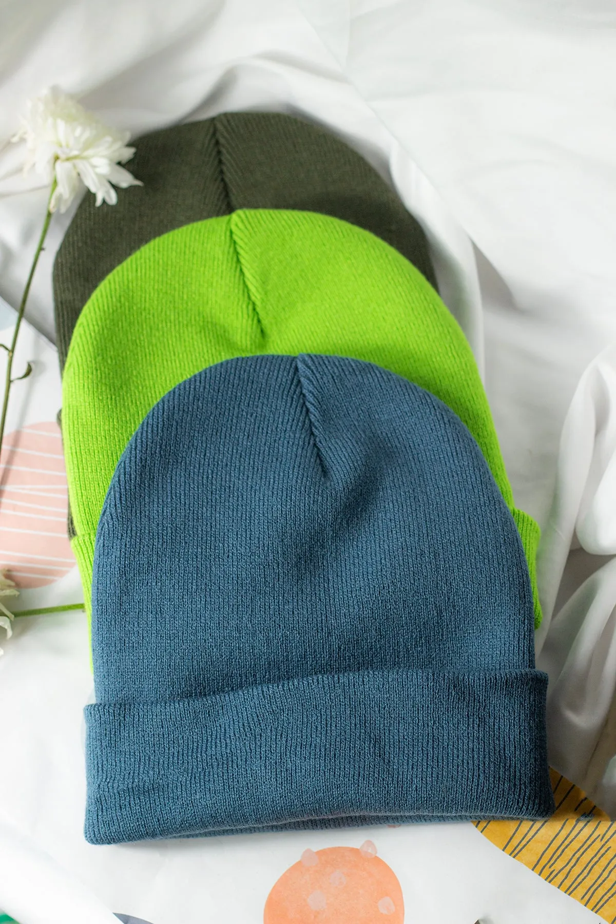Petrol Blue Beanie Hat