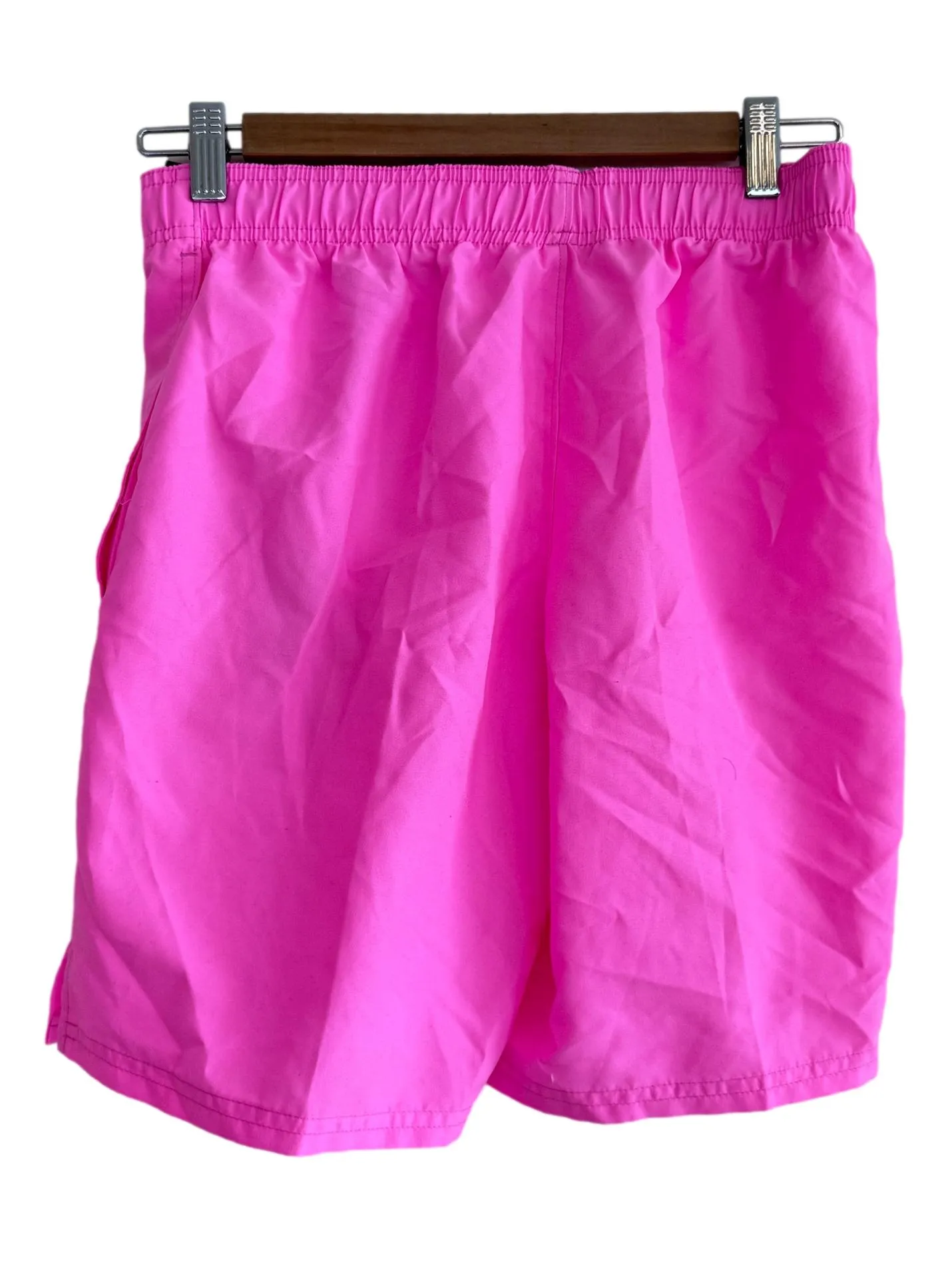 Pink Plain Shorts