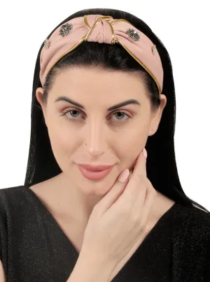 Pink Plastic Motif Galaxy Hairband