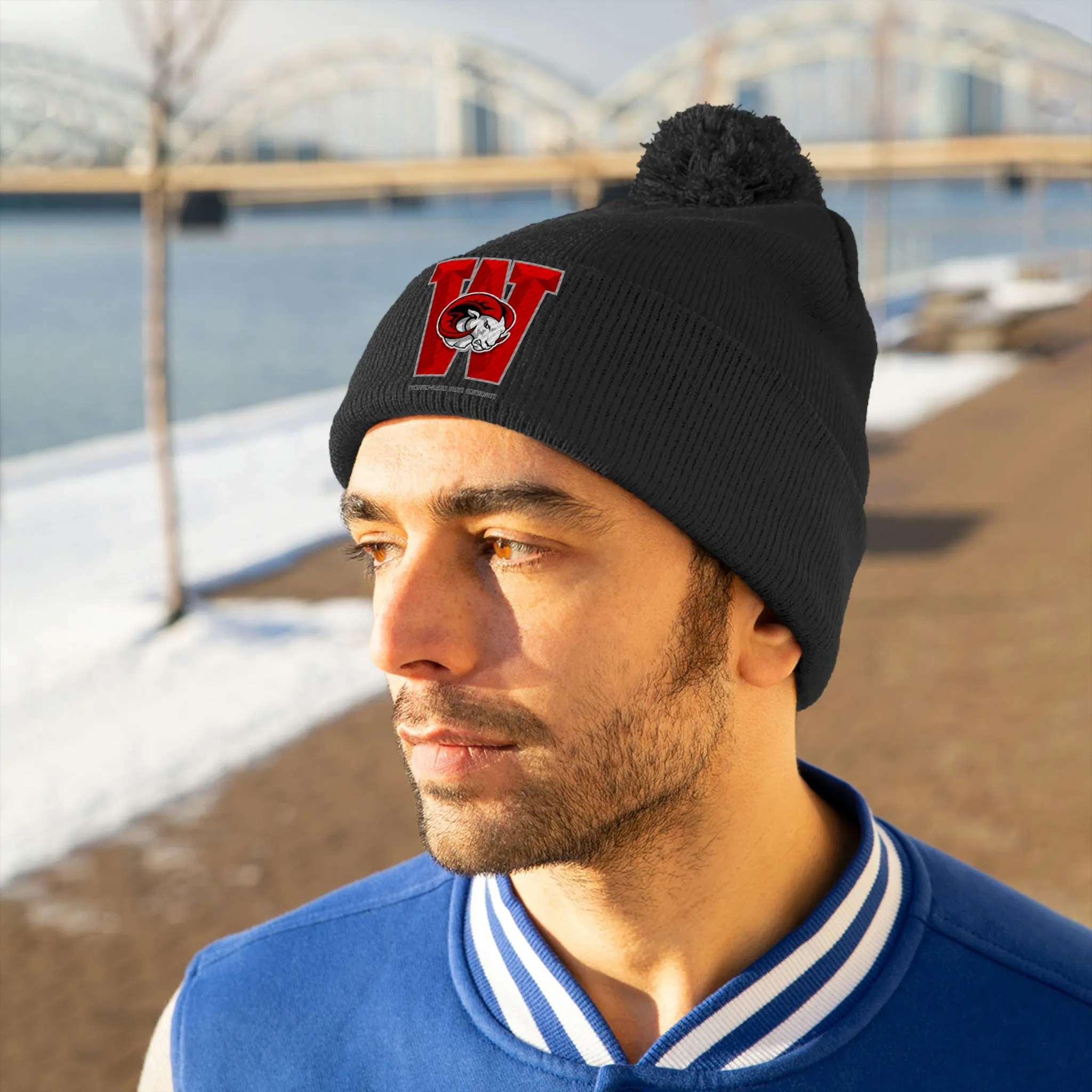 POM POM W BEANIE