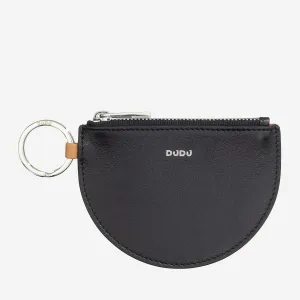 Portachiavi con Portamonete da Donna Dudu Bags Tolosa in Pelle Colorful Nero