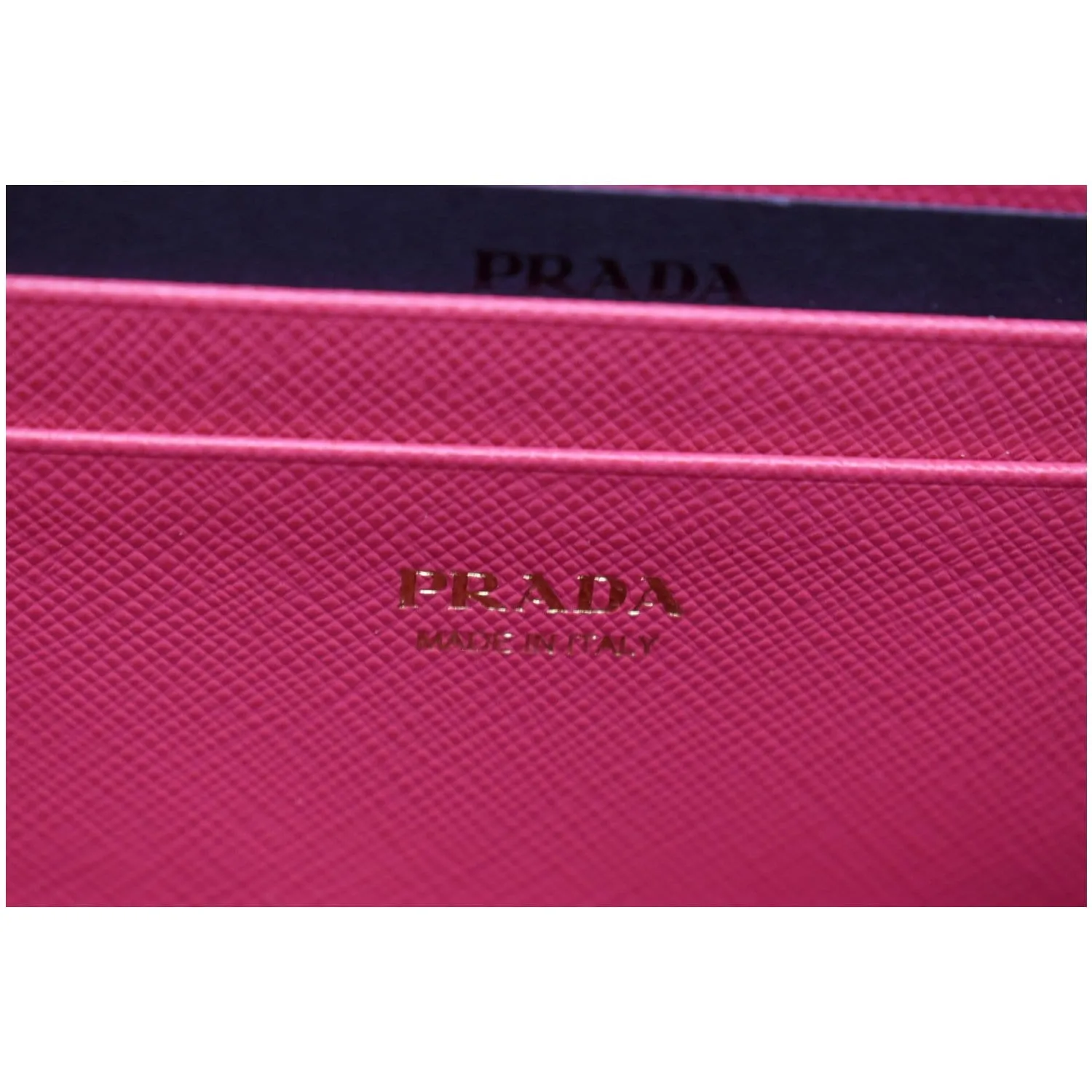 PRADA Mini Saffiano Leather Chain Crossbody Bag Pink- Hot Deals