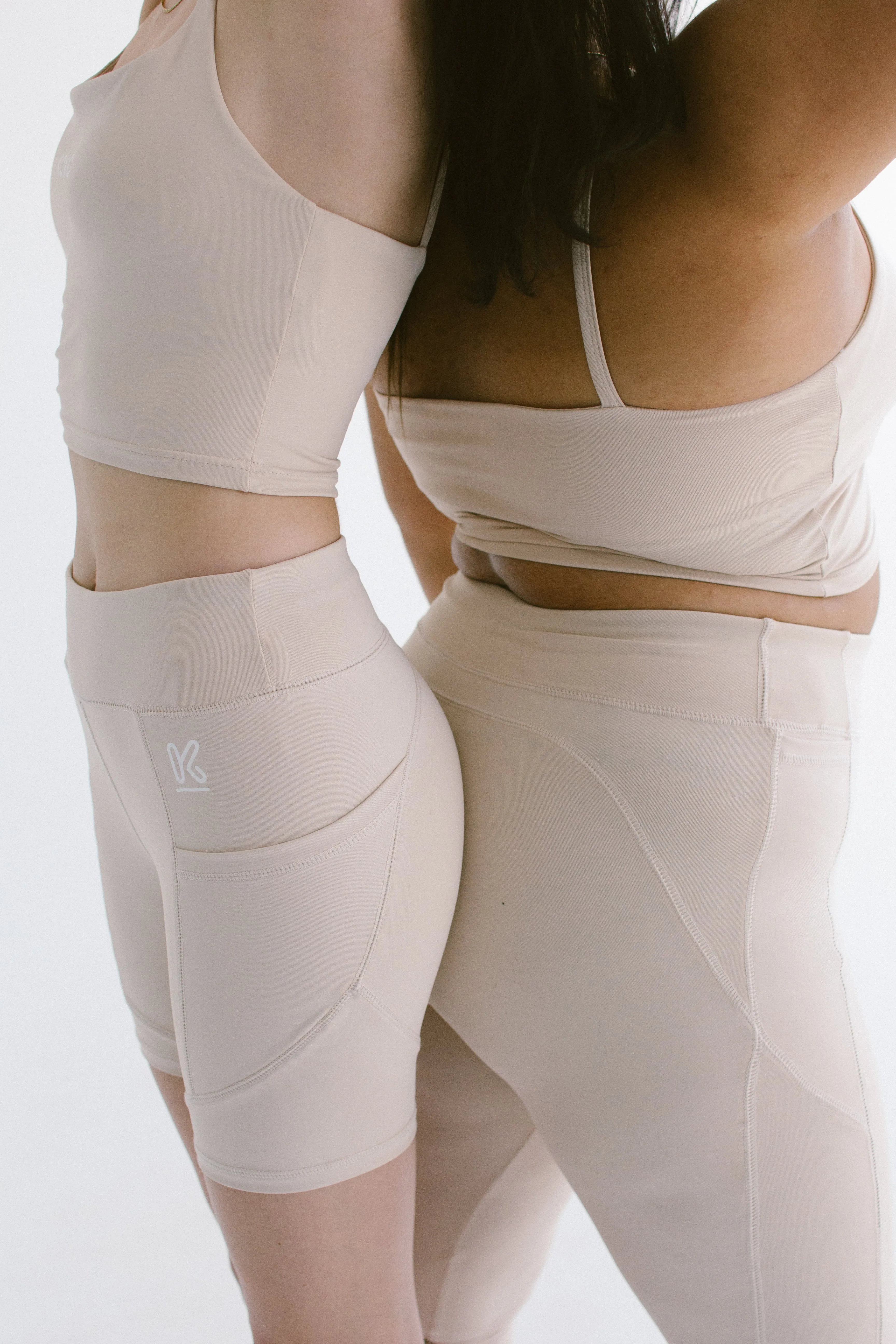 Premium Luxe Shorty Shorts - Vanilla Latte