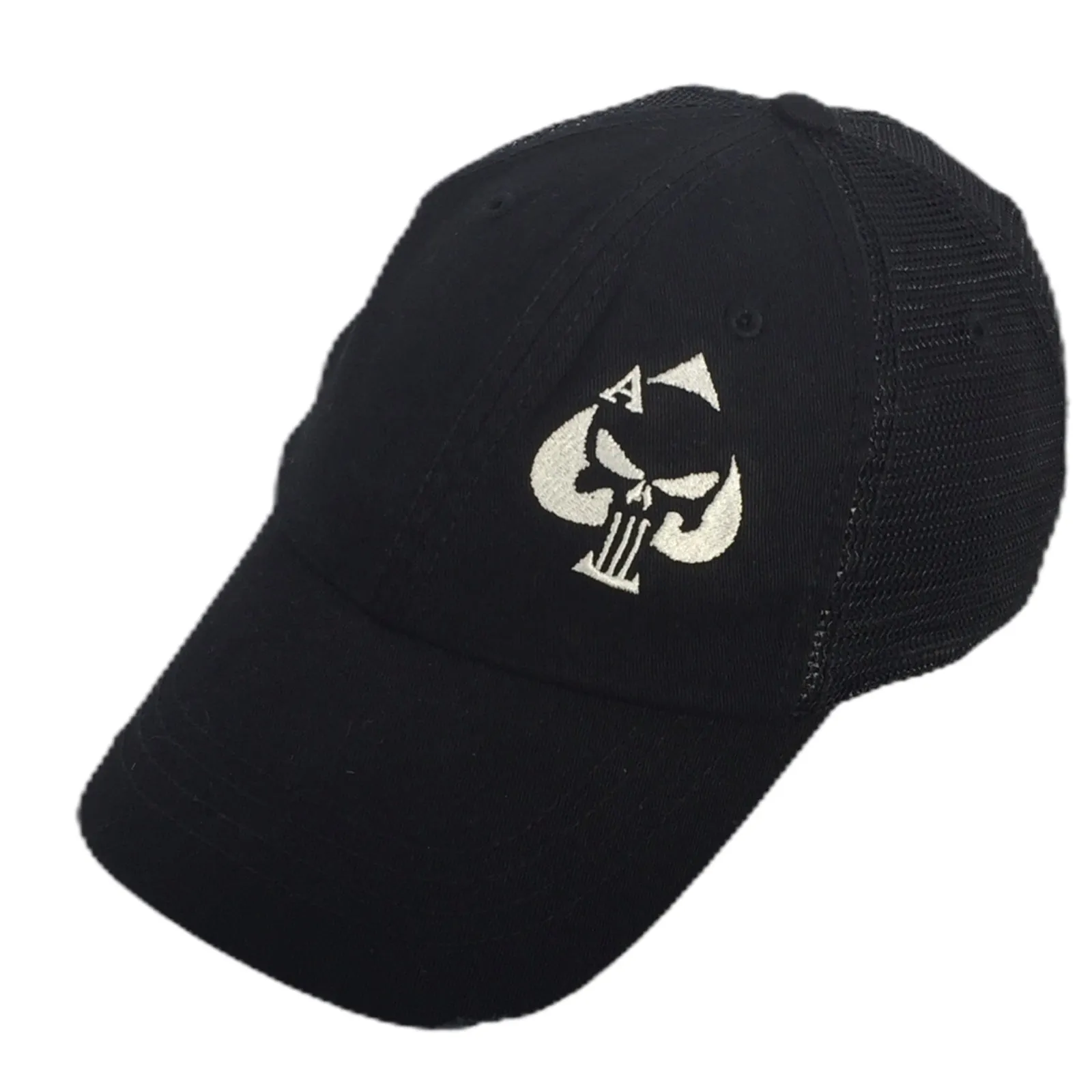 Punisher Ace of Spades Black Mesh Back Hat