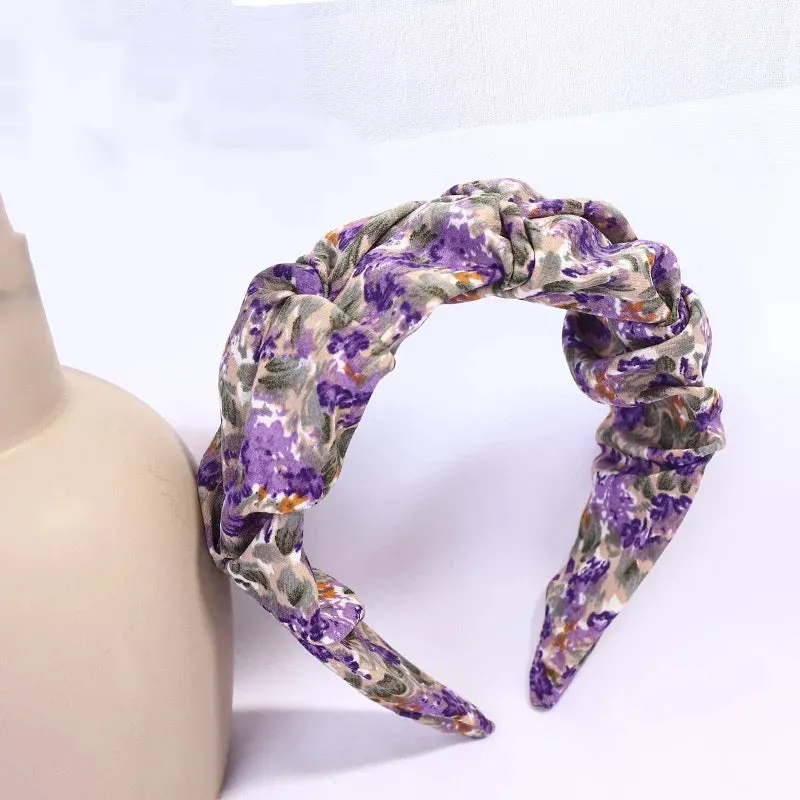 Purple Plastic Lavender Fields Hairband