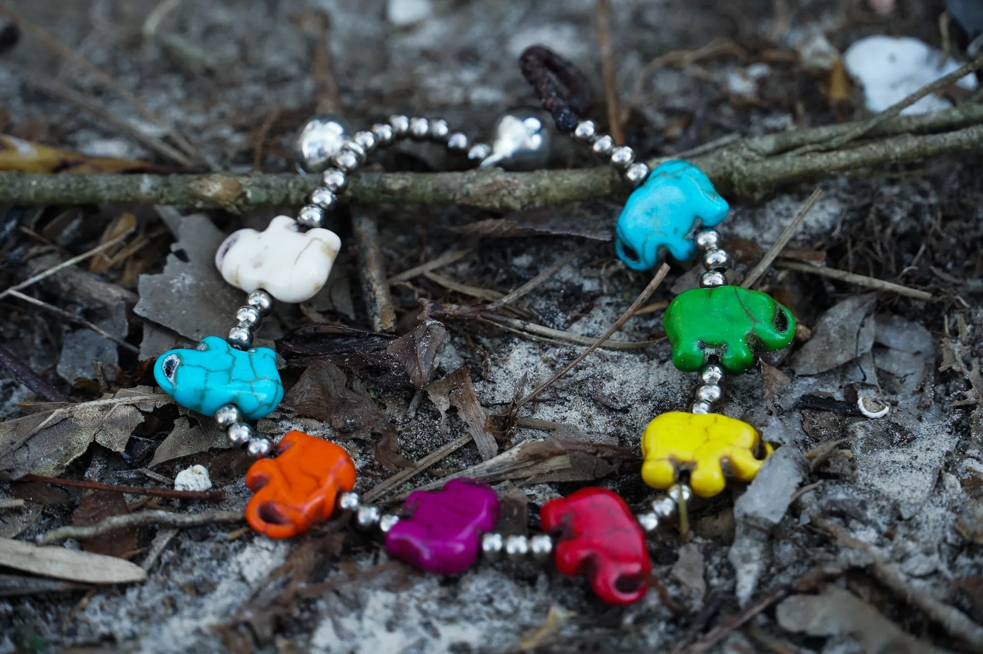 Rainbow Elephant Spirit Bracelet