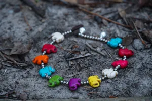 Rainbow Elephant Spirit Bracelet
