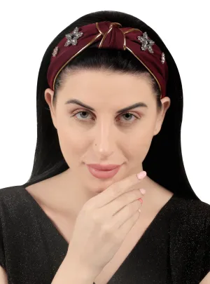 Red Plastic Motif Galaxy Hairband