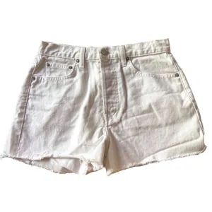 Reformation Dixie High Rise White Jean Shorts Size 26 100 Cotton Made In USA NEW