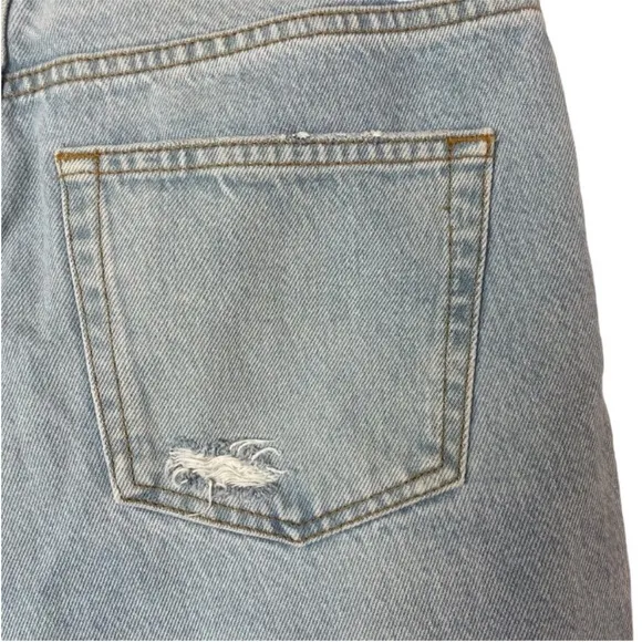 Reformation Jeans Tahoe Destroyed high rise denim shorts 25Style No. 18528