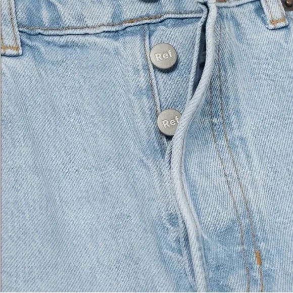 Reformation Jeans Tahoe Destroyed high rise denim shorts 25Style No. 18528