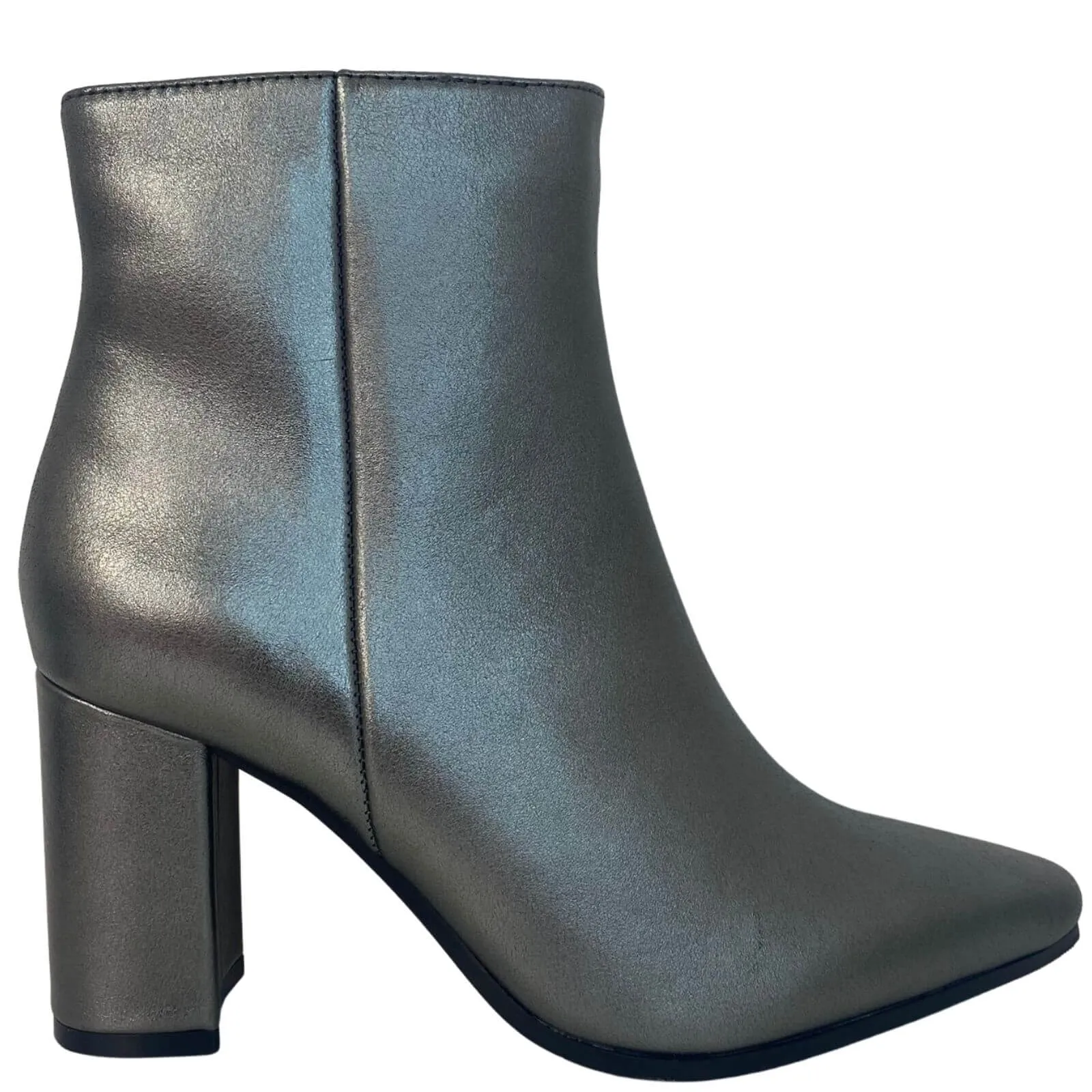Regarde Le Ciel Tayla Silver Pointed Toe Boots