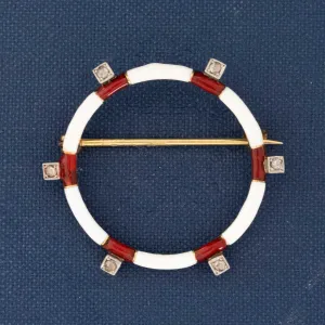Retro Nautical/Mariner Themed Brooch by Cartier