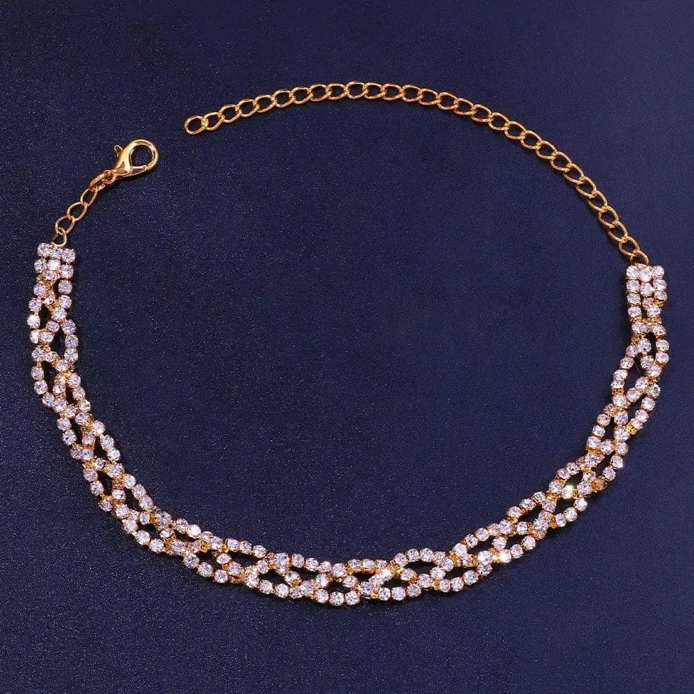 Rhinestone Anklet