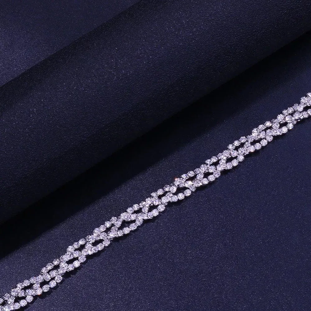 Rhinestone Anklet