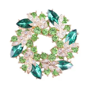 Rhinestone Scarf or Lapel Brooch