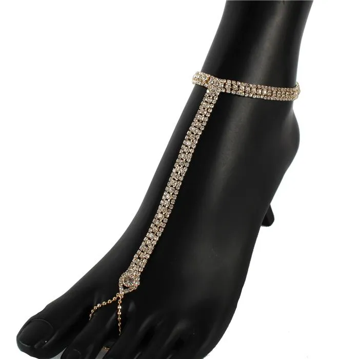 Rhinestones Ankle