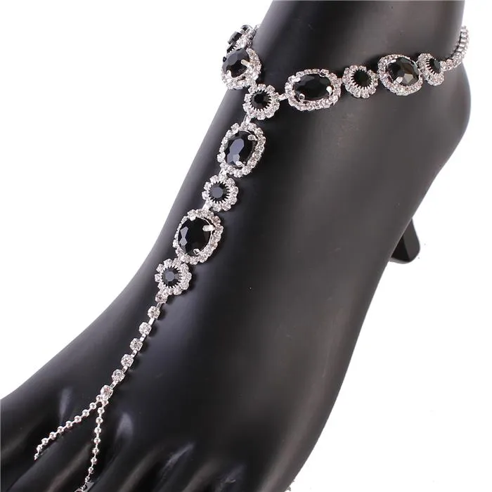 Rhinestones Oval With Ring