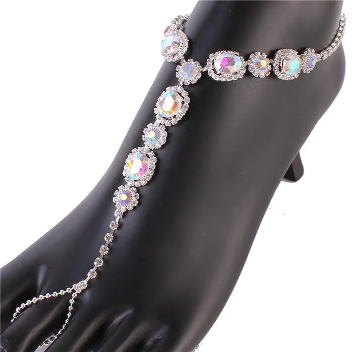 Rhinestones Oval With Ring