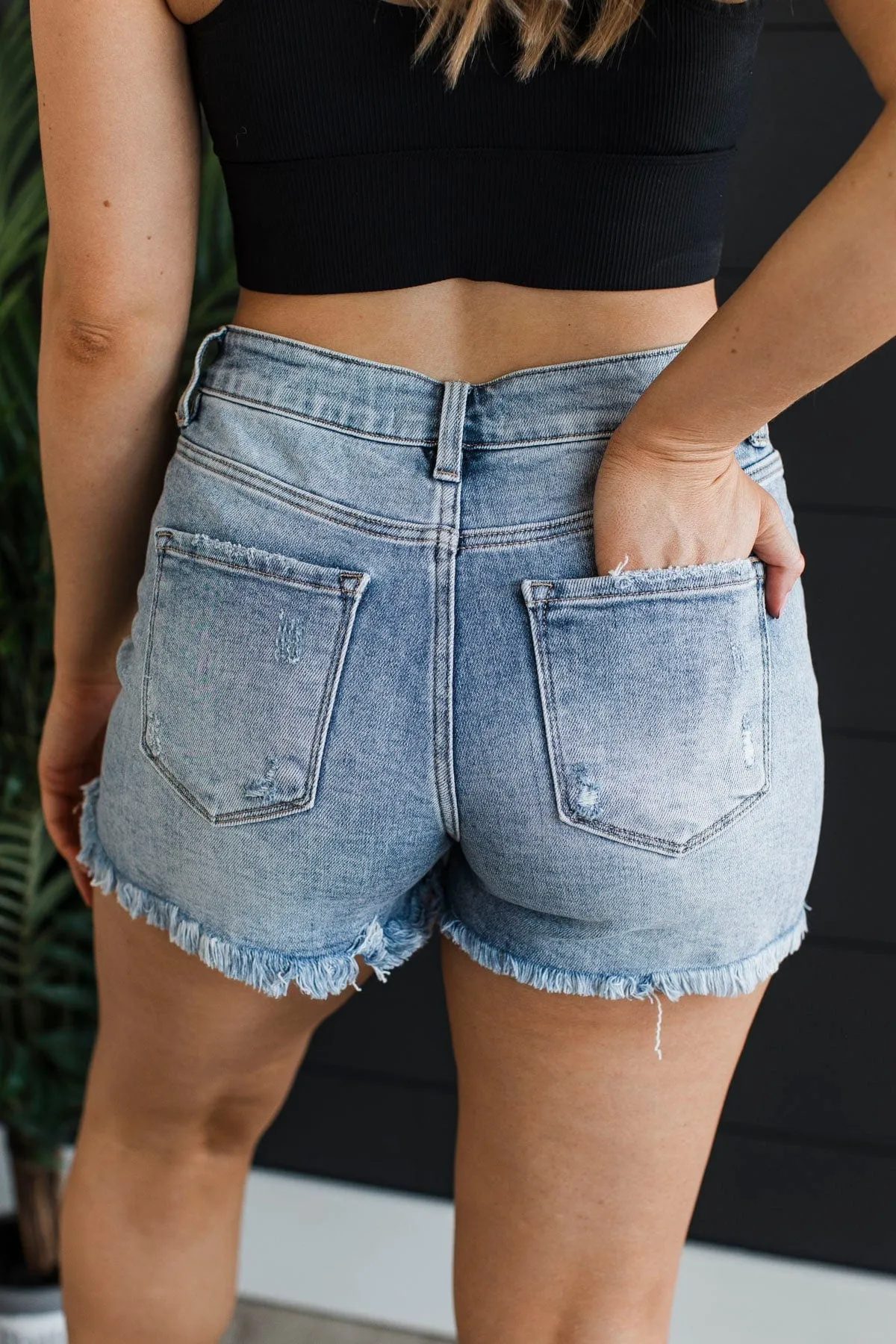 Risen Denim Shorts- Genesis Wash