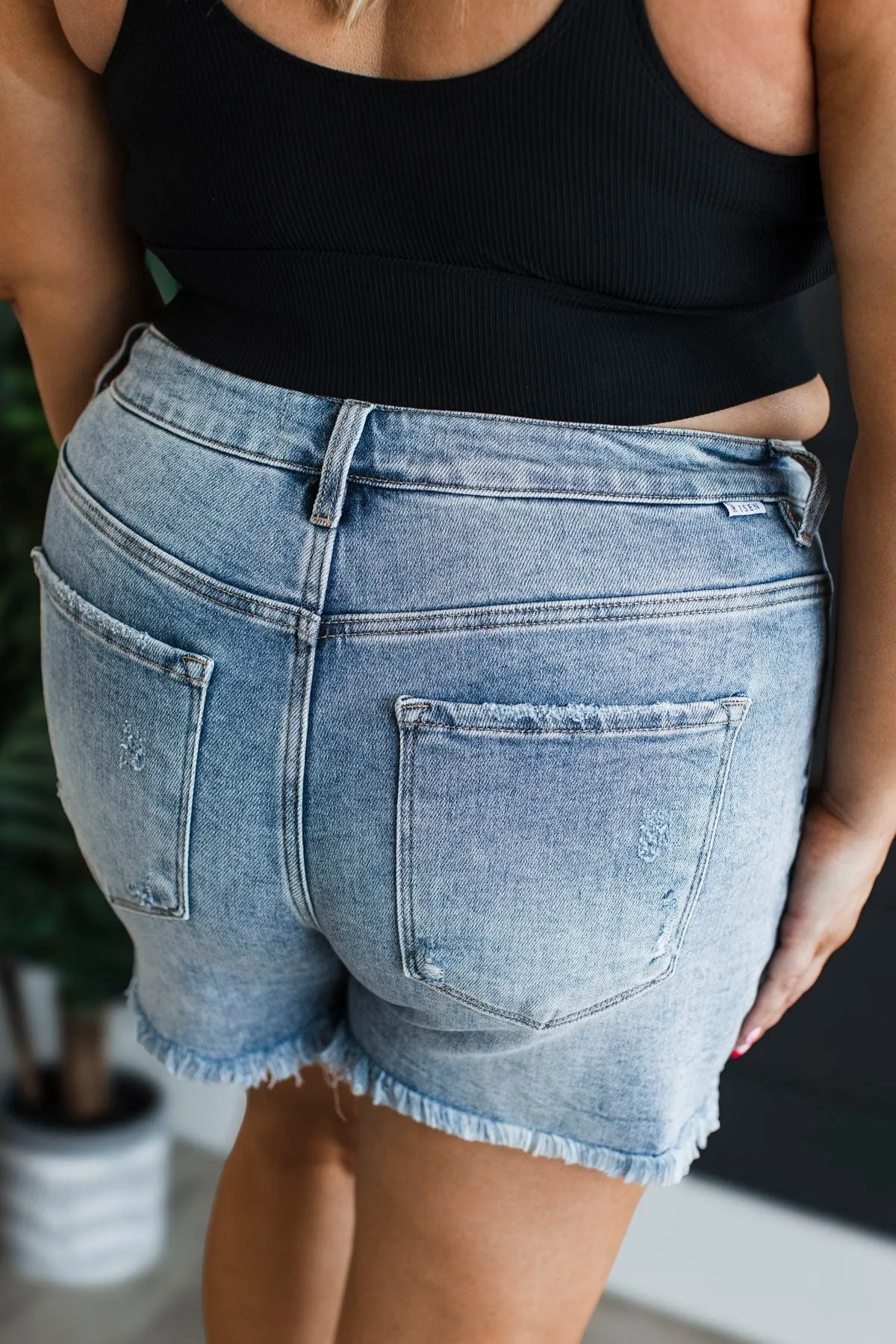 Risen Denim Shorts- Genesis Wash