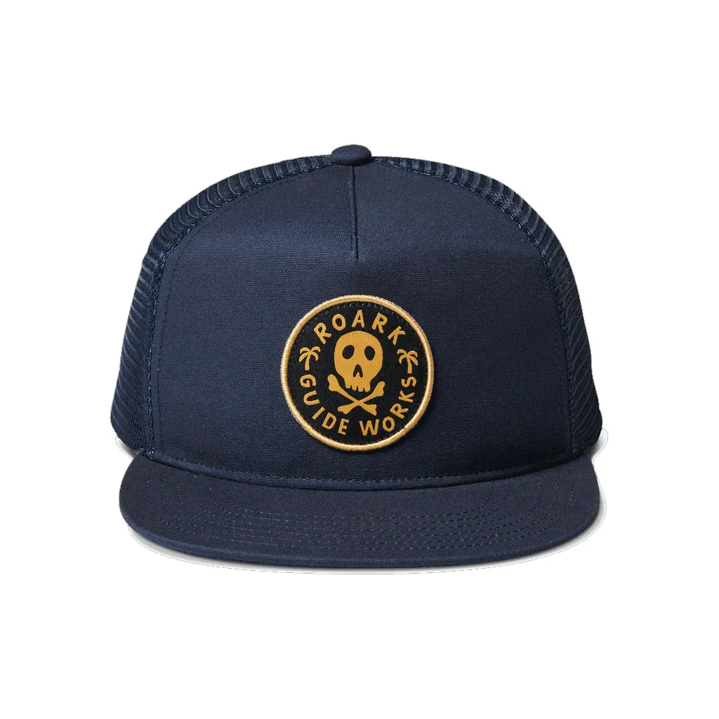 Roark Station Trucker Snapback Hat Dark Navy