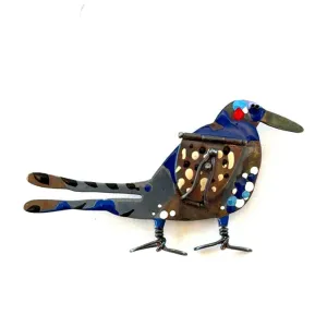 Rock Pigeon Pin/Locket (with Abalone in locket)