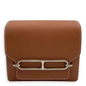 Roulis Mini Gold in Evercolor, Palladium hardware