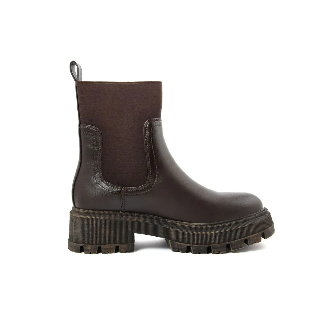 Rugged Lug Sole Ankle Booties
