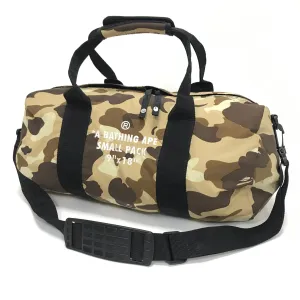 [S] A Bathing Ape Bape Camo Camo Mini Duffle Bag Brown
