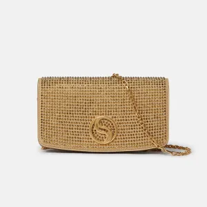 S-Wave Sequinned Wallet on Strap