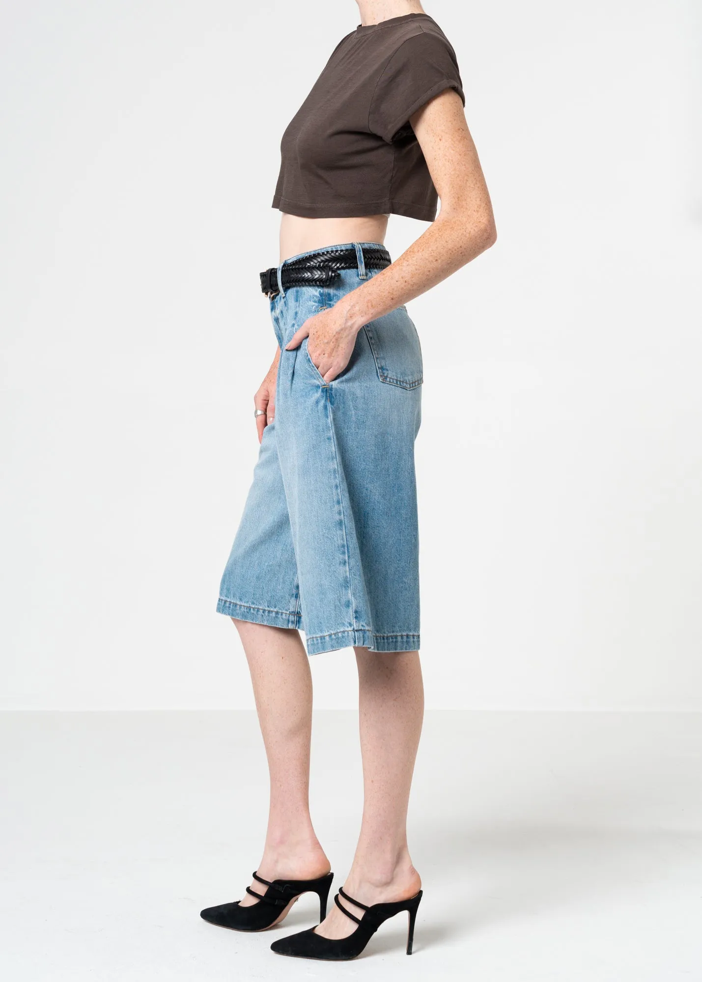 Sadie Pleated Jorts