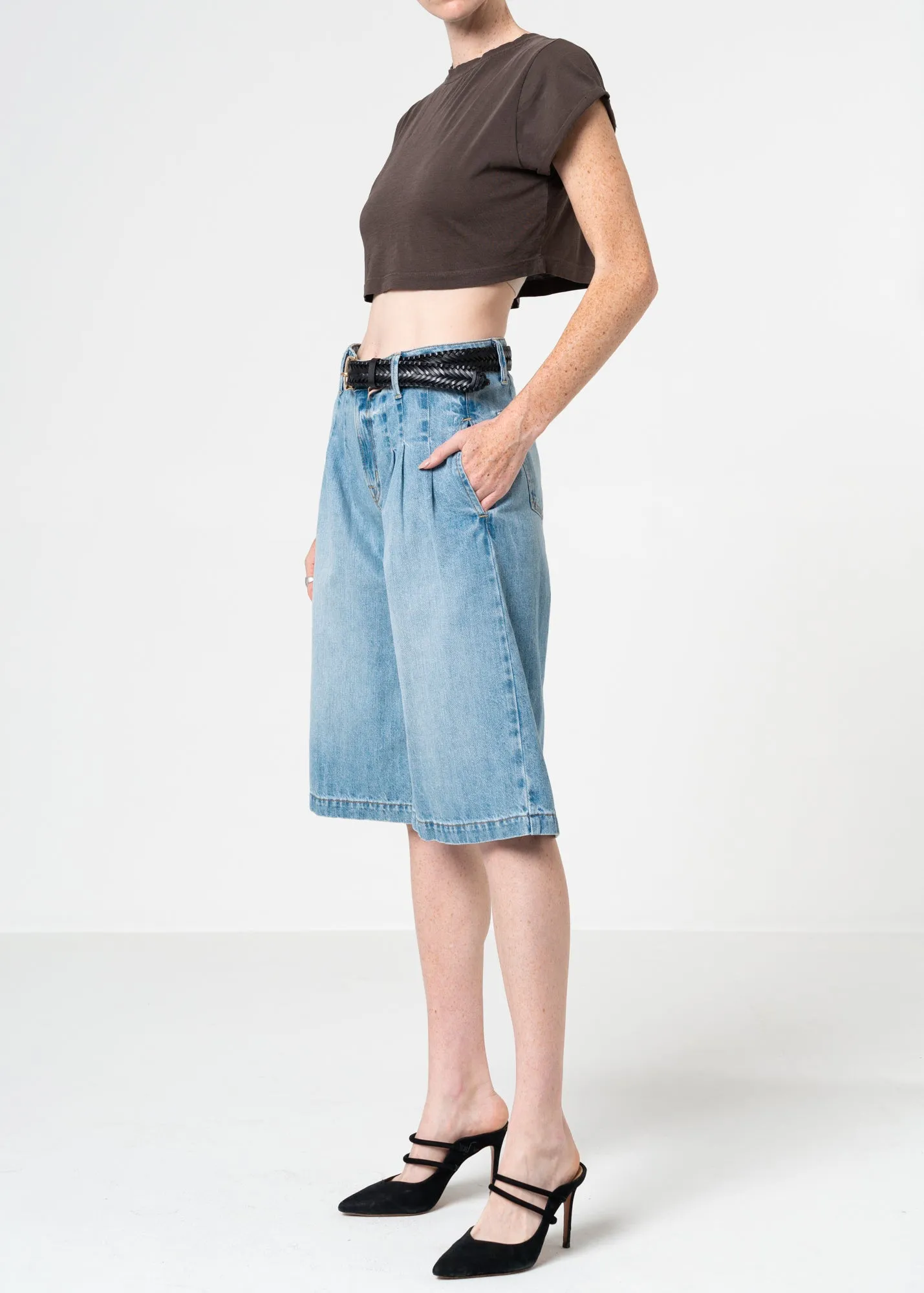 Sadie Pleated Jorts
