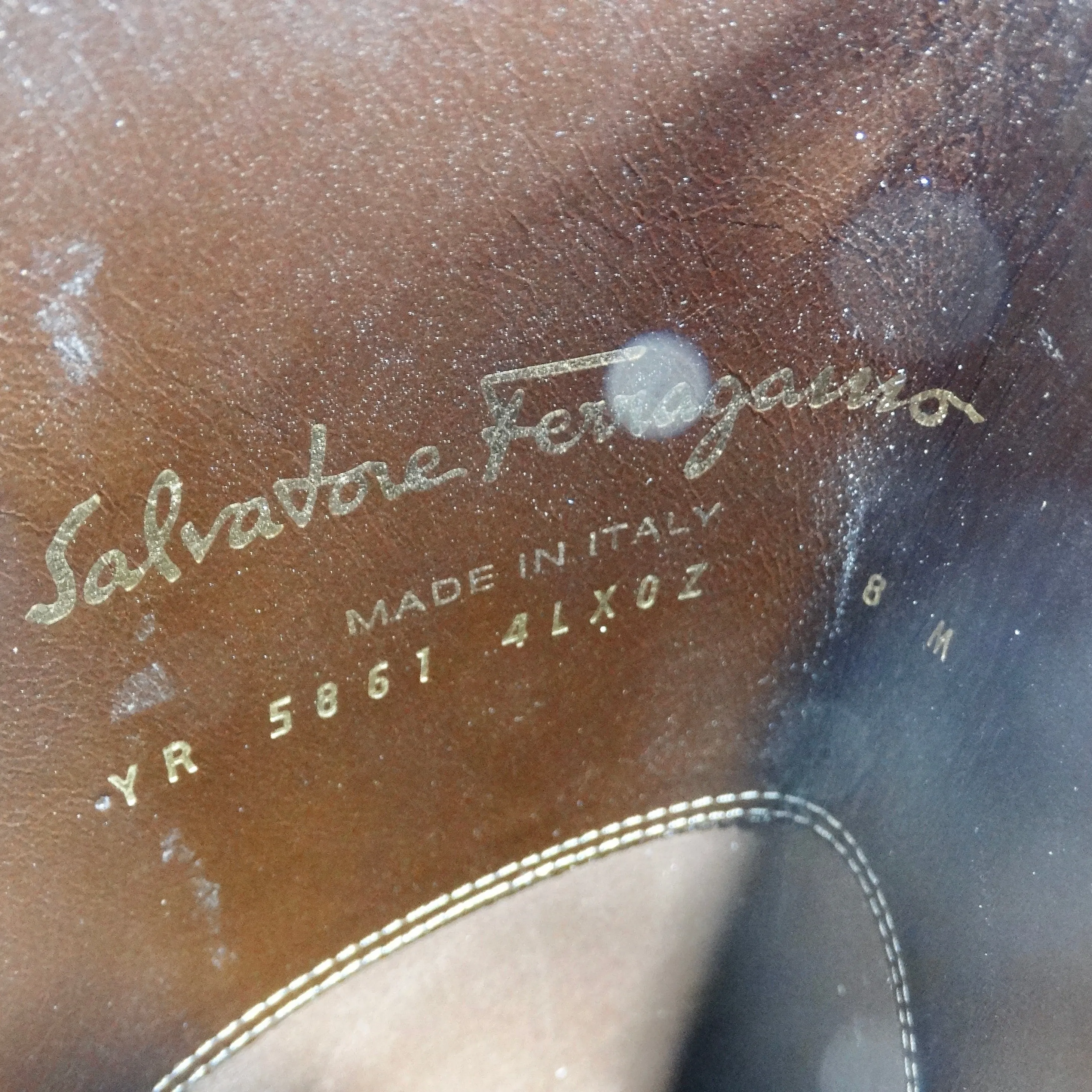 Salvatore Ferragamo Nadix Leather Knee-High Boot