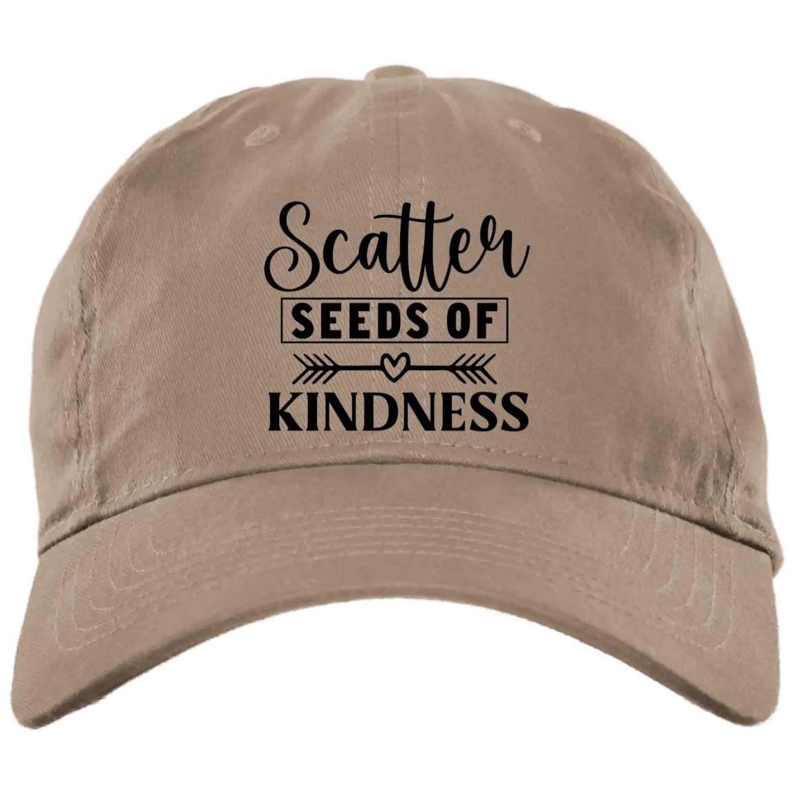 Scatter Seeds of Kindness Embroidered Brushed Twill Unstructured Dad Cap