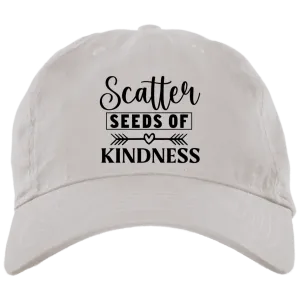 Scatter Seeds of Kindness Embroidered Brushed Twill Unstructured Dad Cap
