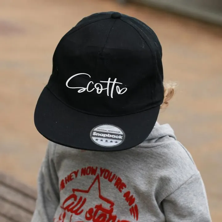 Script Personalised Snap Back/ Cap