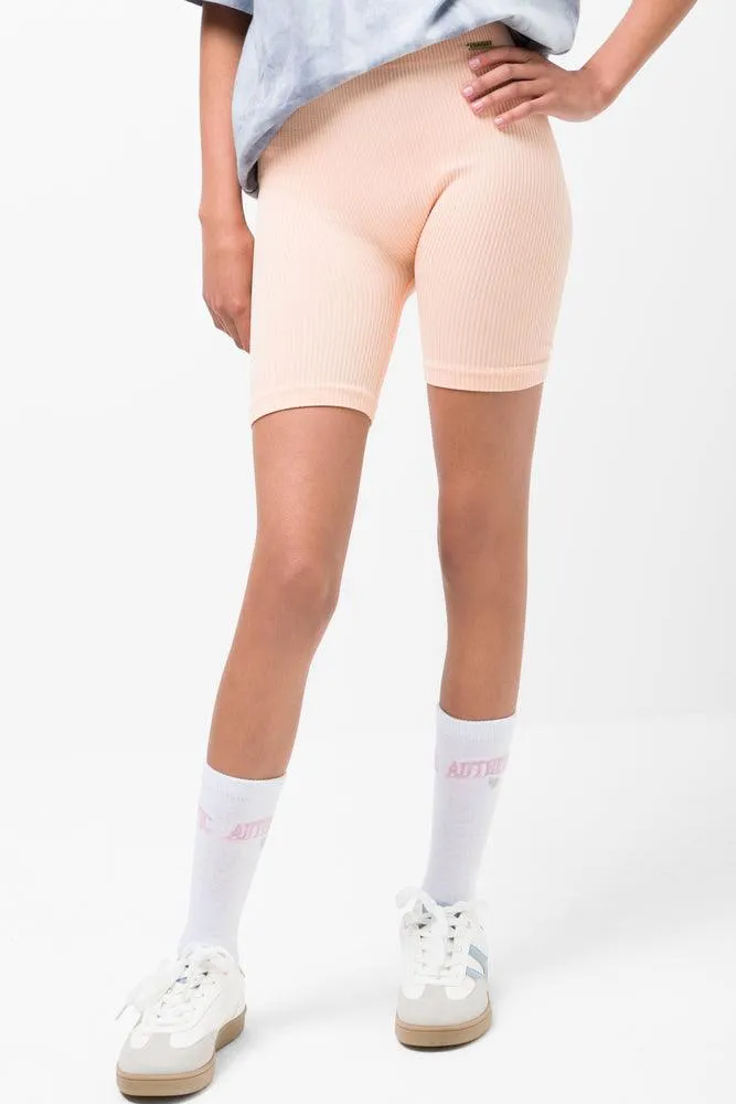 Seamless Cycle Shorts Peach