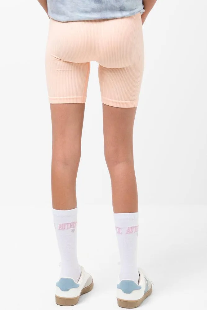 Seamless Cycle Shorts Peach