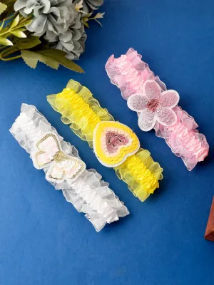 set of 3 multi-color hairband