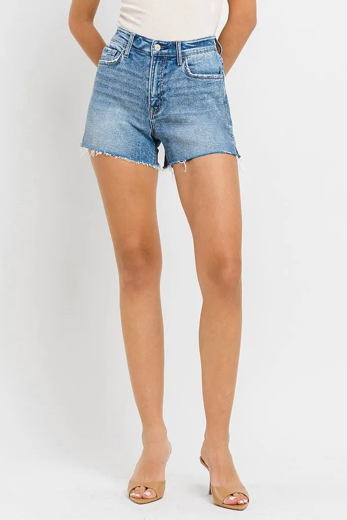 Shock & Awe Raw Hem Shorts