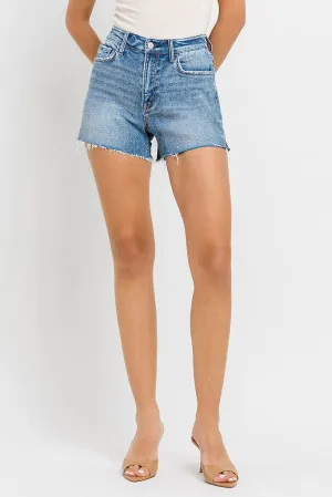 Shock & Awe Raw Hem Shorts