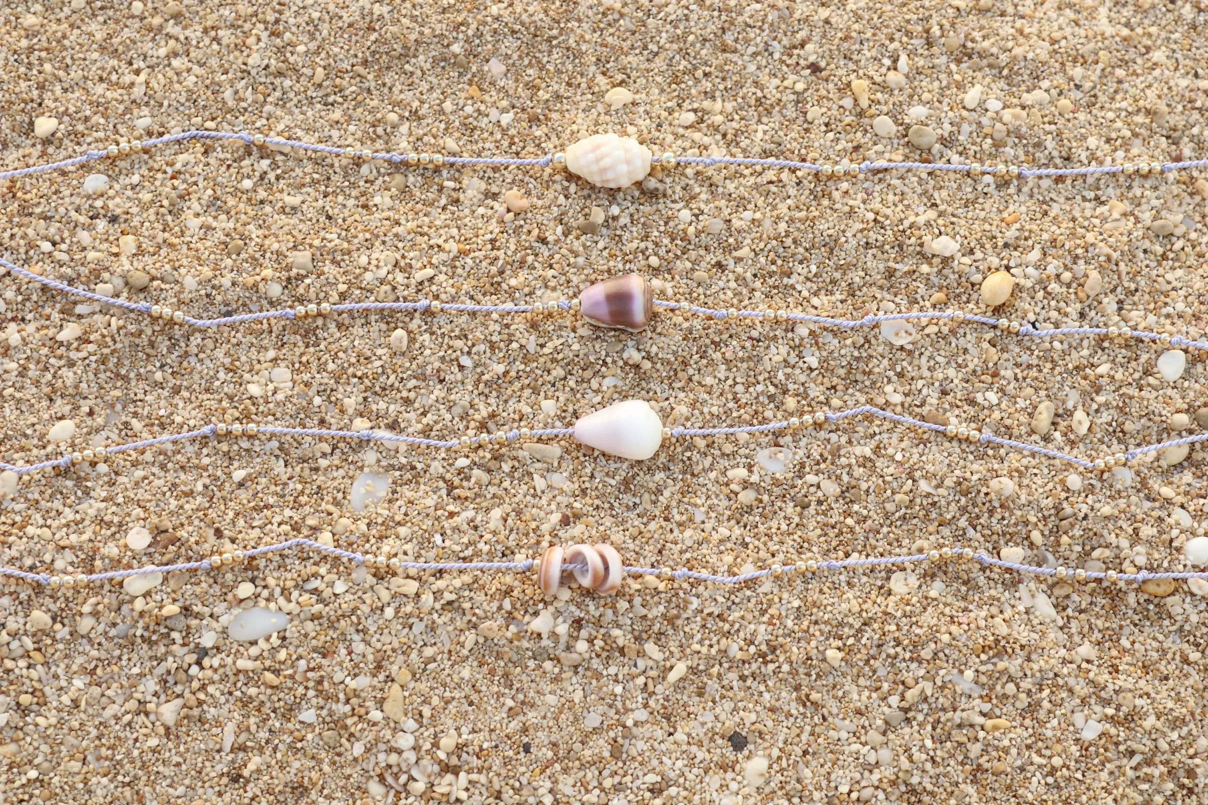 Silk Anklet - Lilac