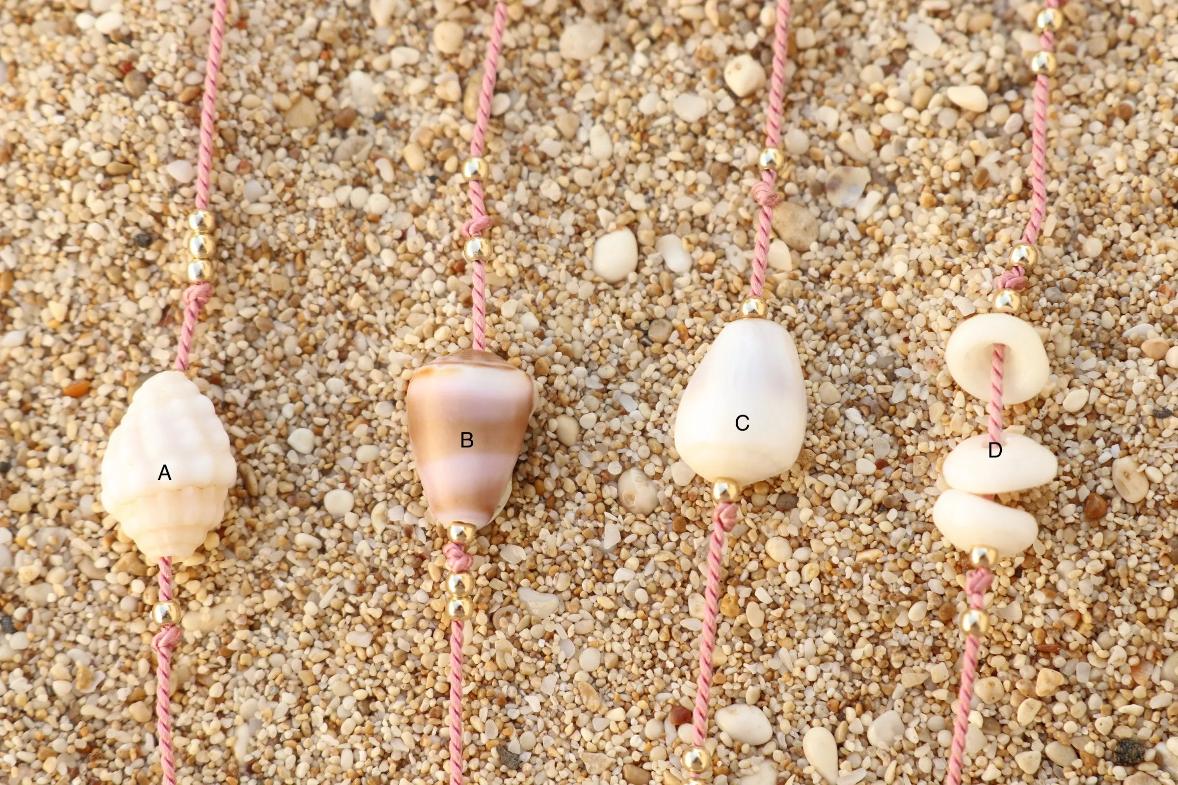 Silk Anklet - Pink
