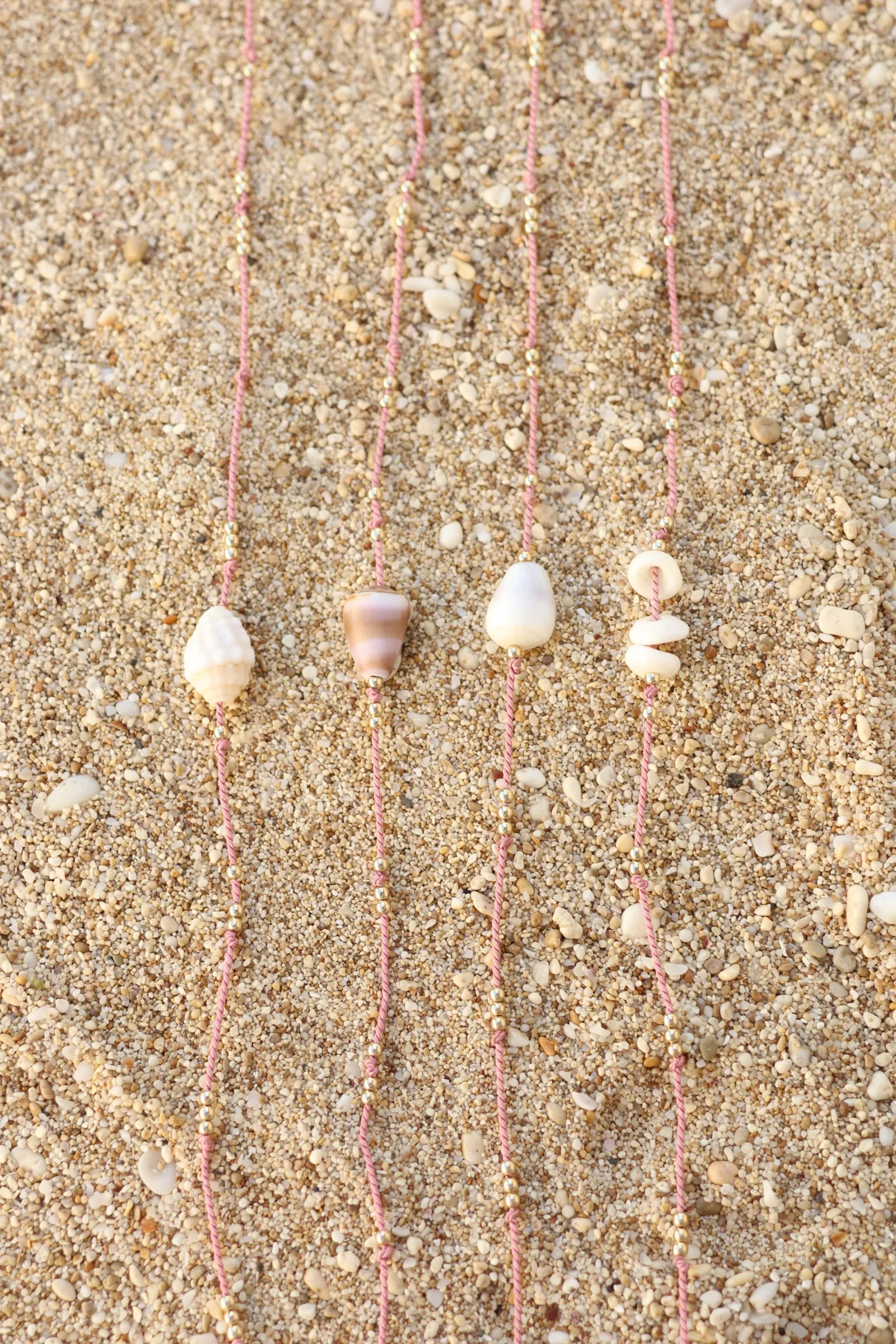 Silk Anklet - Pink