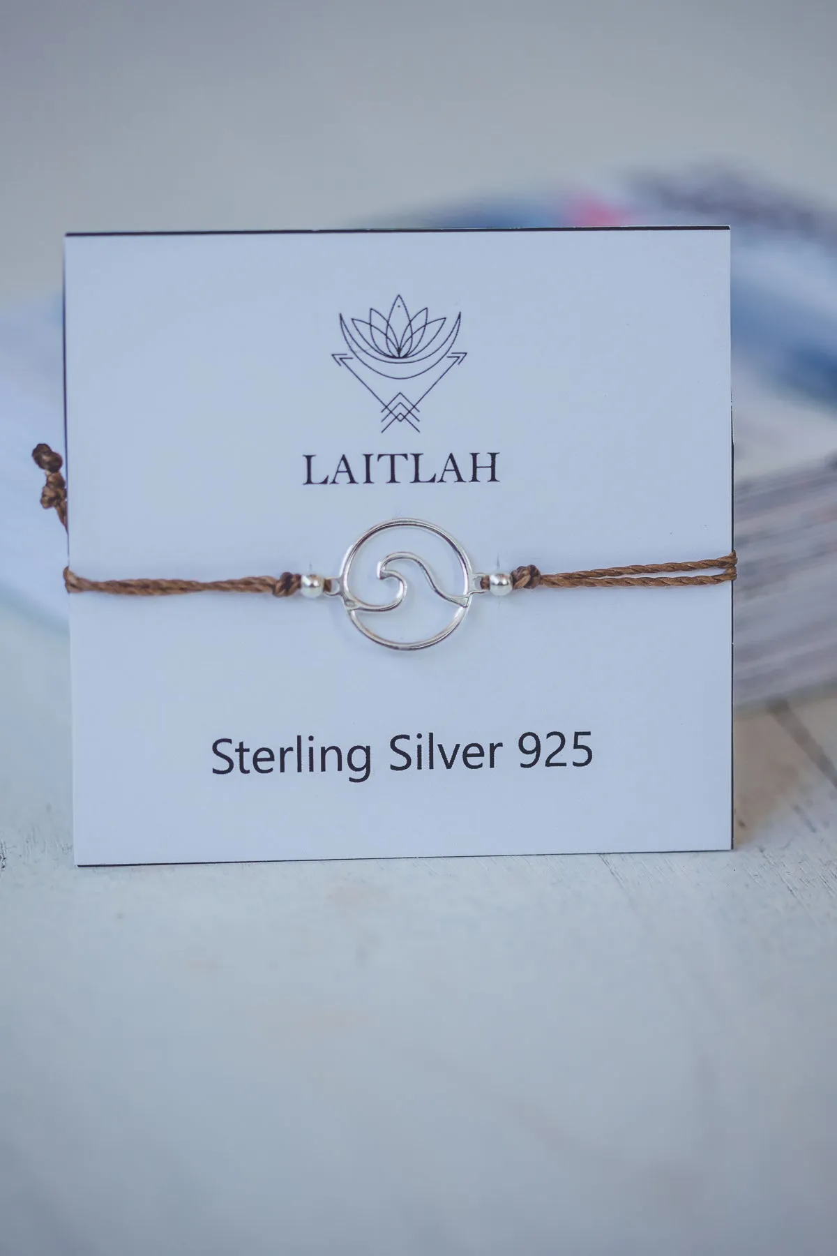 SILVER CIRCLE WAVE BRACELET