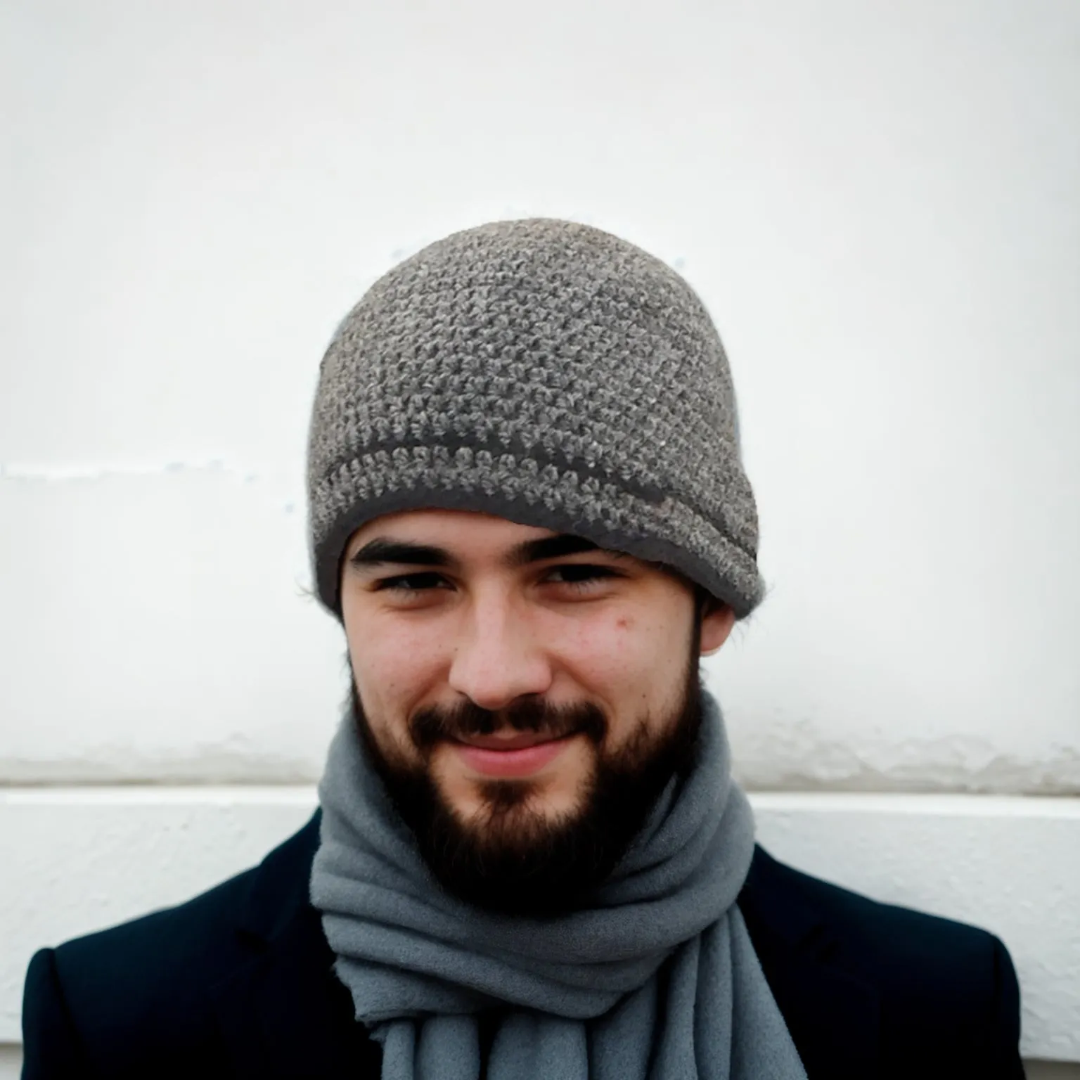 Silvery Slouch Beanie Style